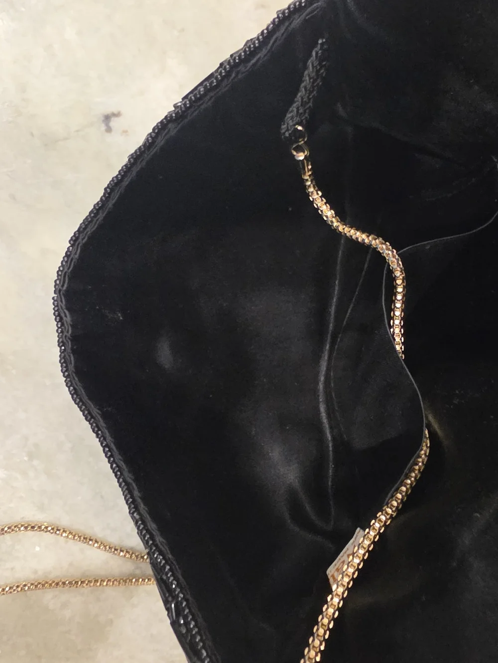Walbaeg Glass Beaded Envelope Chain Shoulder Bag